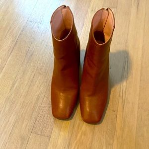 Brown Leather J Crew boots